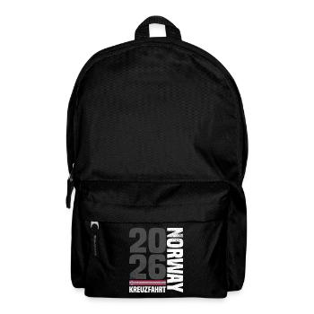 Norwegen Kreuzfahrt 2026  - Rucksack - Schwarz - Vorne