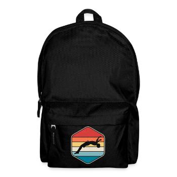 Schwimmen Wassersport Schwimmer Geschenke - Rucksack - Schwarz - Vorne