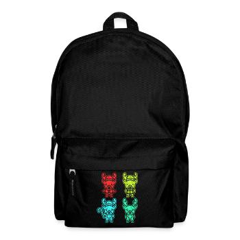 Noël du Père Noël renne - Sac à dos - noir - Devant