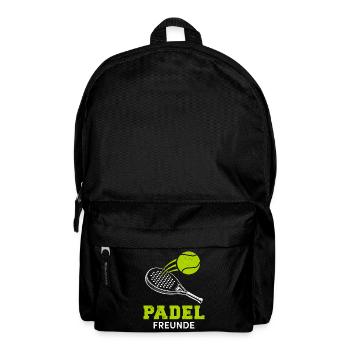 Padel Team PADEL FRIENDS Padel Games Fun - Backpack - black - Front