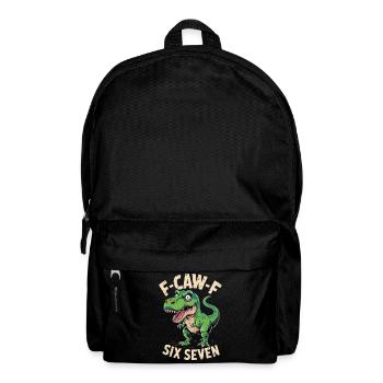 Kräischen Dino Sechs Sieben - Rucksack - Schwarz - Vorne