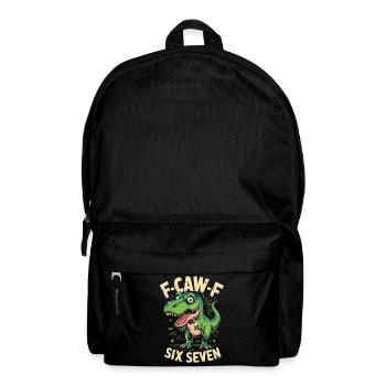 F-Caw-F Six Seven Dino - Backpack - black - Front