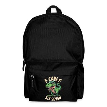 F-Caw-F Six Seven Dino - Rucksack - Schwarz - Vorne