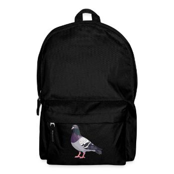 Tauben Taube - Rucksack - Schwarz - Vorne