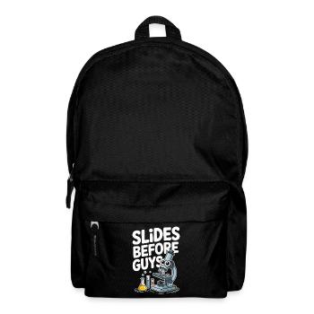 Lab Technician Slides Before Guys Laboratory Work - Backpack - black - Front