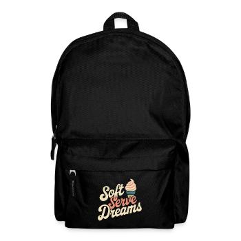 Retro Eiscreme - Backpack - black - Front