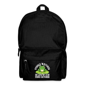 Frog Catcher Puddle Watcher Frog - Rucksack - Schwarz - Vorne