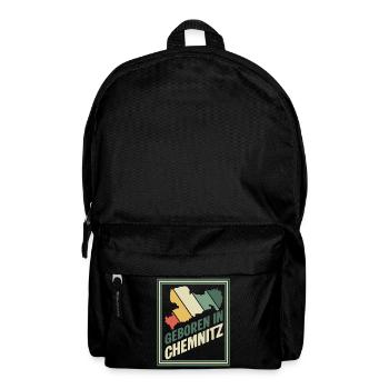 Né à Chemnitz Vintage Signet - Sac à dos - noir - Devant