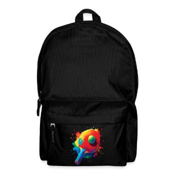 Tennis de Table - Design Sport Ping-Pong Splash - Sac à dos - noir - Devant