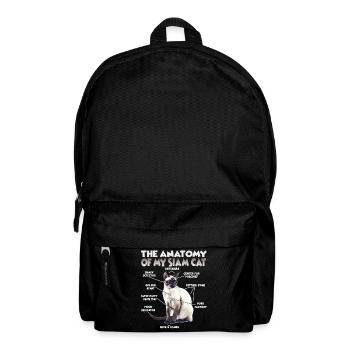 Siamkatzen T | Siam Katze-Katzen Stubentiger - Rucksack - Schwarz - Vorne