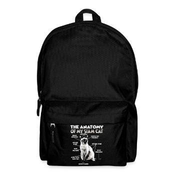 Siamkatzen T | Siamkatzen Katzen Siam Katzenhalter - Rucksack - Schwarz - Vorne