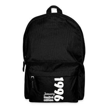 Birthday January 1996 Limited Edition Gift - Backpack - black - Front