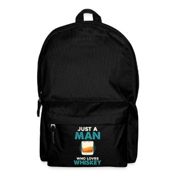 Only one man loves whiskey - Backpack - black - Front