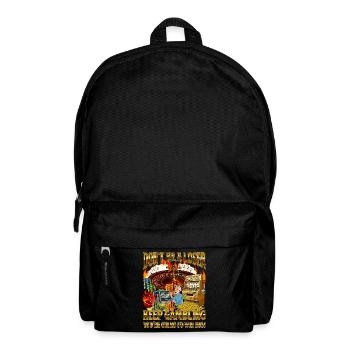 Don't Be A Loser Keep Gambling Funny Casino Meme - Backpack - black - Front