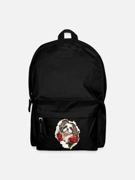 Shih Tzu Vintage - Rucksack - Schwarz