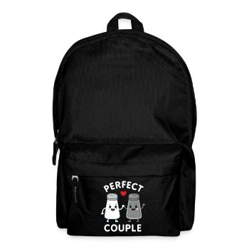 Perfect Couple Salt And Pepper Cartoon - Rucksack - Schwarz - Vorne