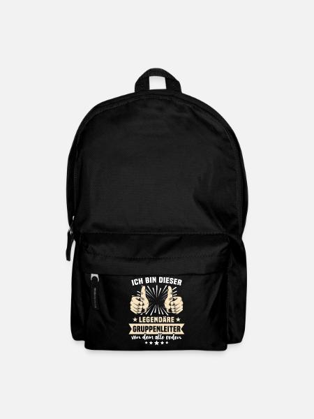 Gruppenleiter Sprüche - Rucksack - Schwarz
