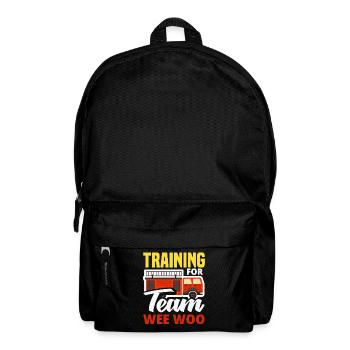 Wee Woo Squad Fire Tiny Feuerwehrmann - Rucksack - Schwarz - Vorne