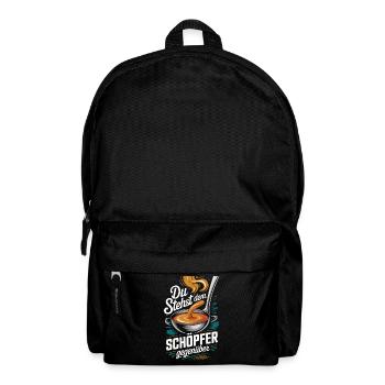 Tu fais face au créateur drôle - Sac à dos - noir - Devant