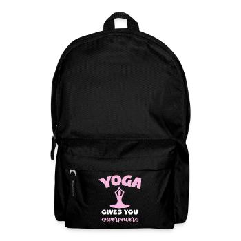 Yoga Gibt Dir Superkräfte - Rucksack - Schwarz - Vorne