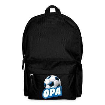 OPA Fußball-Großvater Fußballfan - Rucksack - Schwarz - Vorne
