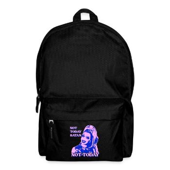 Nicht heute Satan Pop Art - Rucksack - Schwarz - Vorne