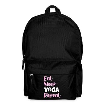 Eat Sleep Yoga Repeat - Backpack - black - Front