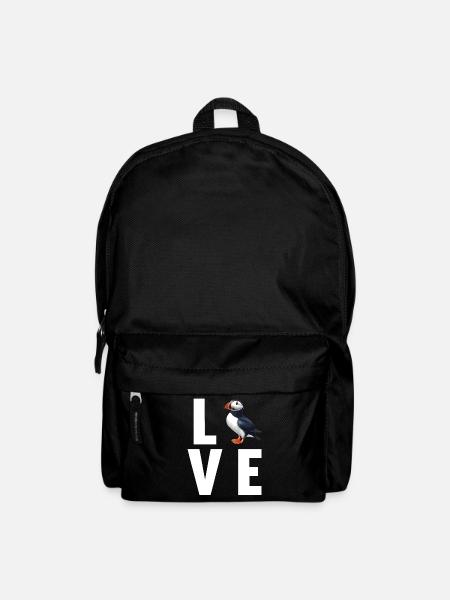 Macareux Papageientaucher - Sac à dos - noir