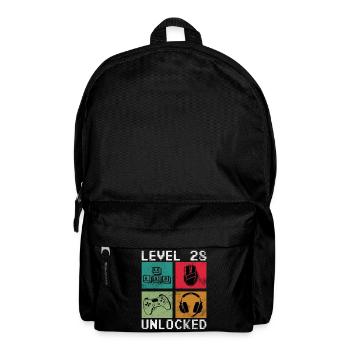 Level 28 Retro Power-Up - Rucksack - Schwarz - Vorne