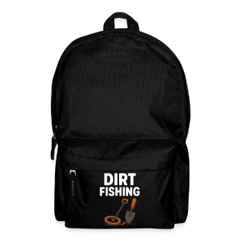 Dirt Angeln Schatzjäger Metallsuche Spaß - Rucksack - Schwarz - Vorne