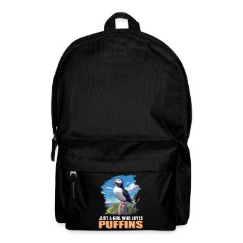 Puffin Papageientaucher - Rucksack - Schwarz - Vorne