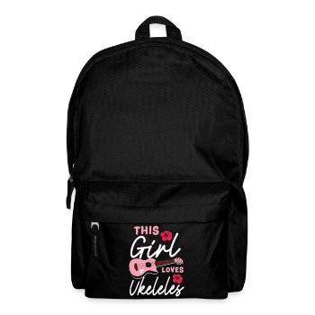 Ukulélé hawaïen Ukulélé Ukulélé Fille Ceci - Sac à dos - noir - Devant
