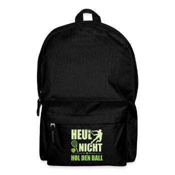 Tennisspieler Geschenke Tennis Sprüche Outfits - Rucksack - Schwarz - Vorne