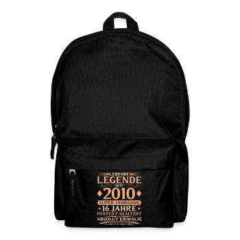 Année 2010 Super Vintage 16e anniversaire - Sac à dos - noir - Devant