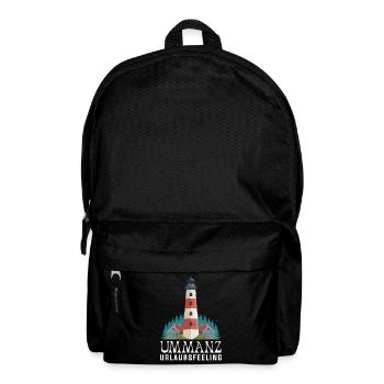 Ostsee Urlaub UMMANZ URLAUBSFEELING Lustiges - Rucksack - Schwarz - Vorne