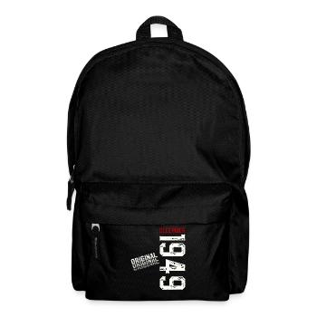 76e anniversaire Original décembre Né en 1949 - Sac à dos - noir - Devant