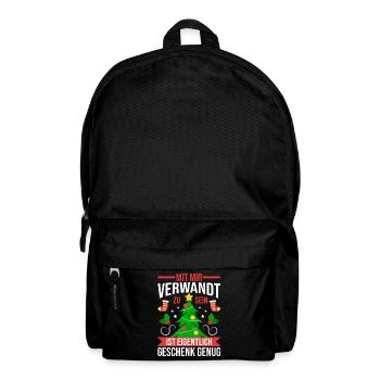 Noël du Père Noël - Sac à dos - noir - Devant