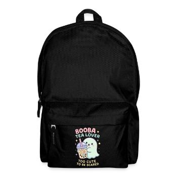 Bubble Tea Ghost, Cute Boba Lover - Backpack - black - Front