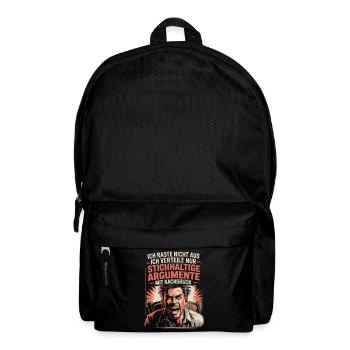 Arguments convaincants - Sac à dos - noir - Devant