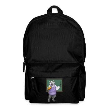 Dachs Ostern Lehrer - Rucksack - Schwarz - Vorne