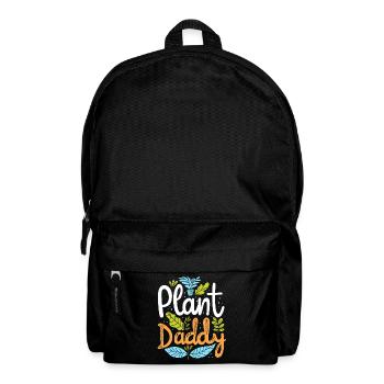 Plant Daddy – Fun Botany & Plant Lover - Backpack - black - Front