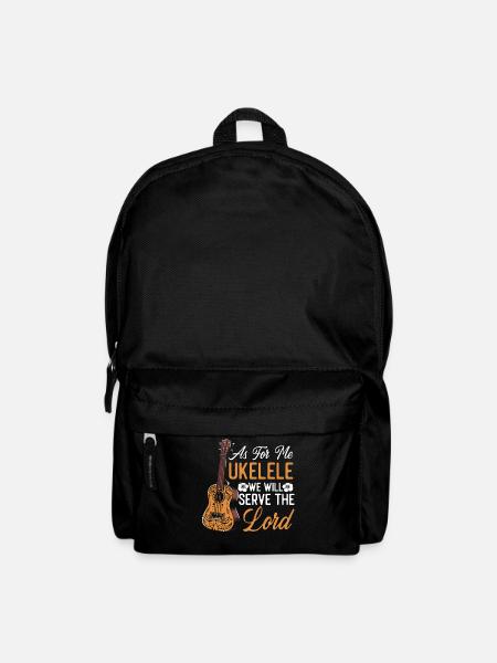 Ukulélé hawaïen Uke Jésus Foi - Sac à dos - noir
