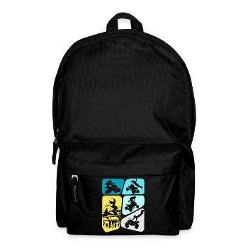 Quad Quad Driver ATV Men Boys Offroad - Backpack - black - Front