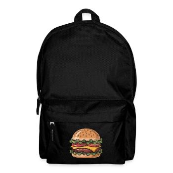 Fresh burger enjoyment - Backpack - black - Front