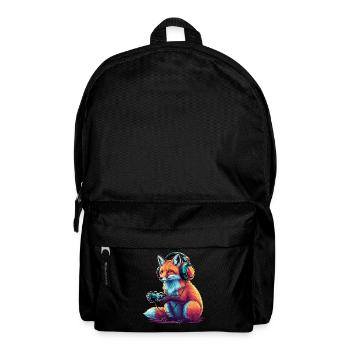 Fox Games Animal Video Games Funny Fox - Backpack - black - Front