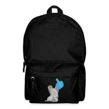Scellez le pouce en l’air - Sac à dos - noir - Devant