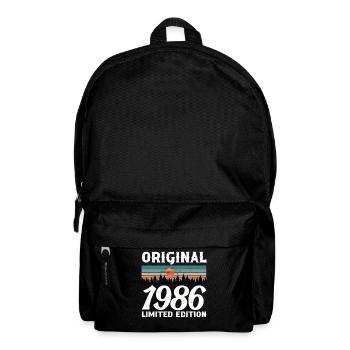 Cadeau d'anniversaire 1986 Original Rétro Vintage - Sac à dos - noir - Devant