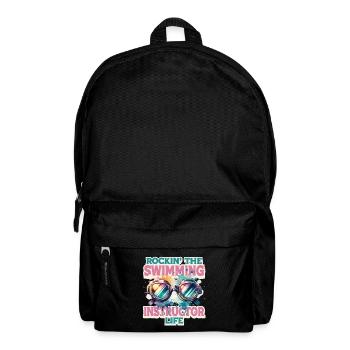 Schwimmlehrer Rockin' The Swimming Instructor Life - Backpack - black - Front