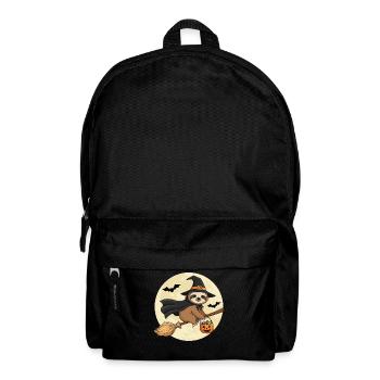 Süßer Faultier Hexe Halloween - Rucksack - Schwarz - Vorne