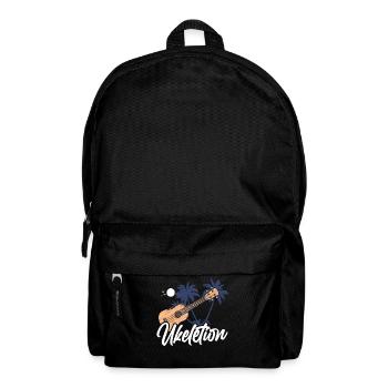 Ukulélé hawaïen ukelution - Sac à dos - noir - Devant